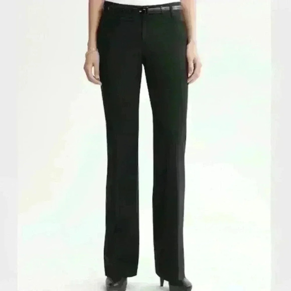 Banana Republic Black Wool Martin Fit Trouser - Picture 1 of 5